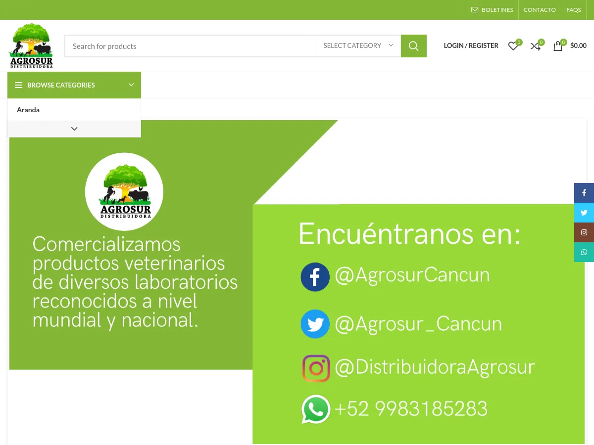 agrosurcancun.com