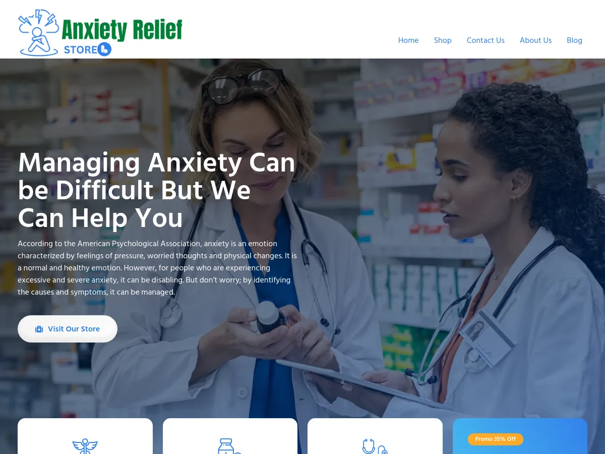 anxietyreliefstore.com