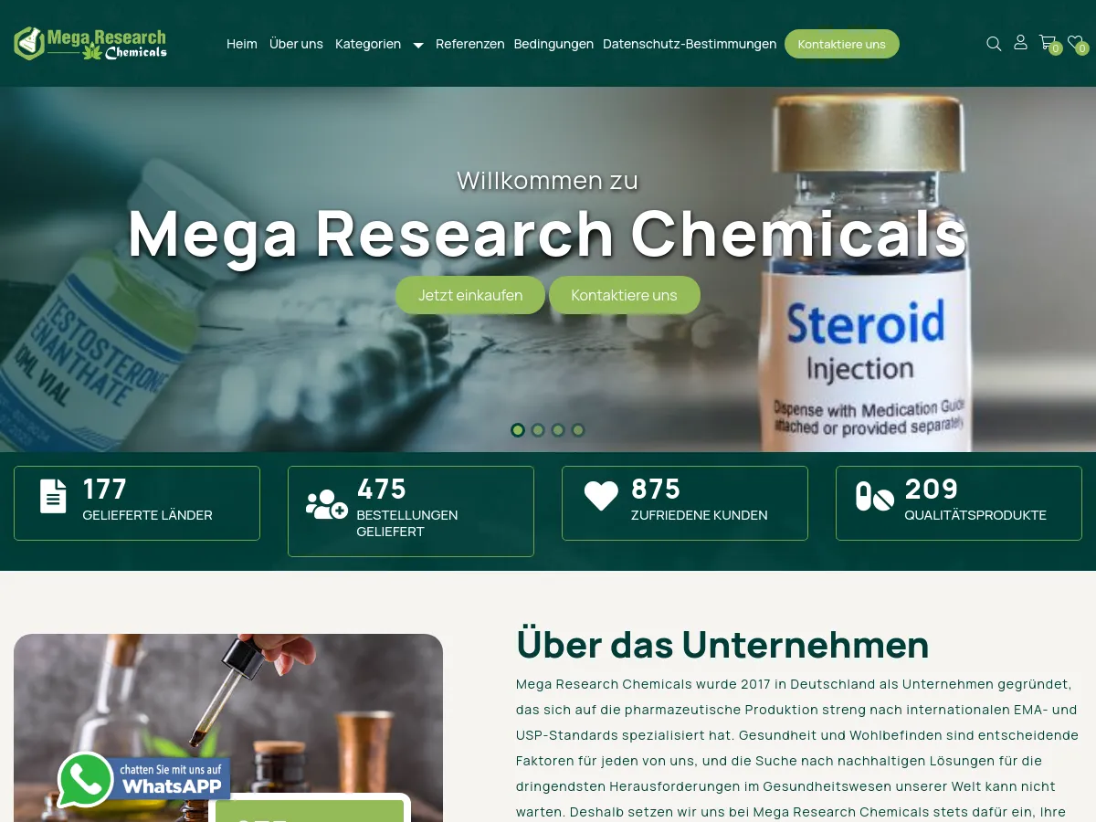 megaresearchemicals.com