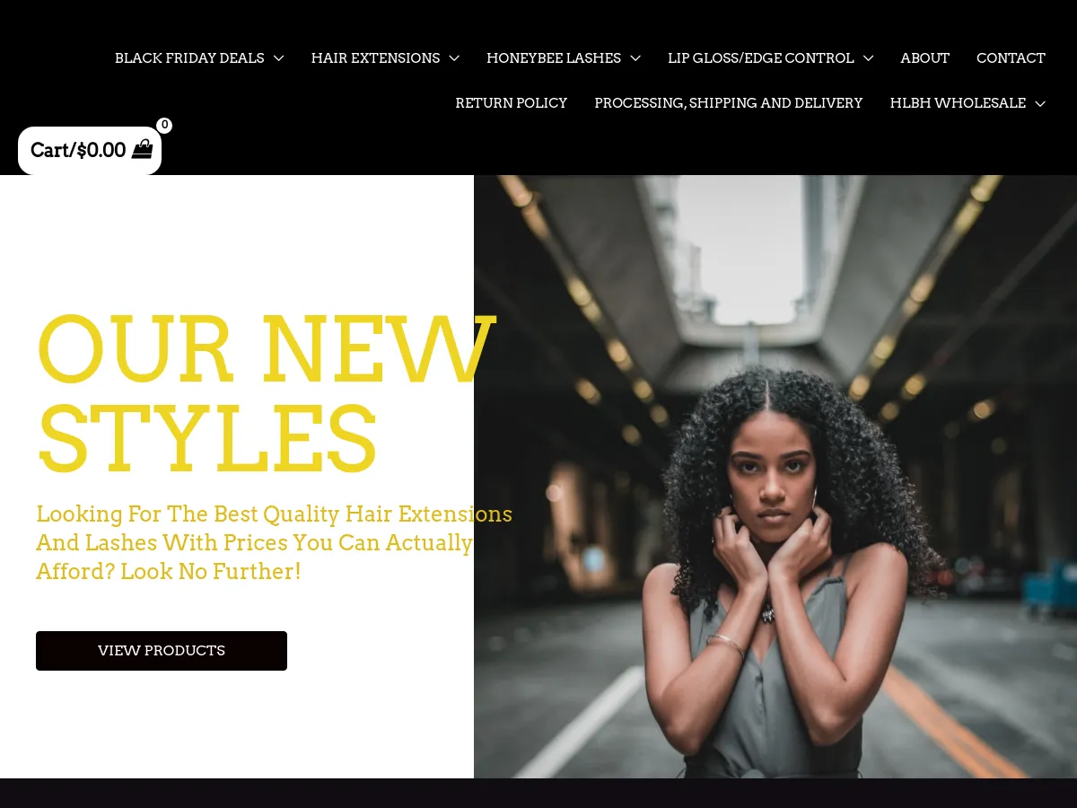 honeybeeluxuryhaircollection.com