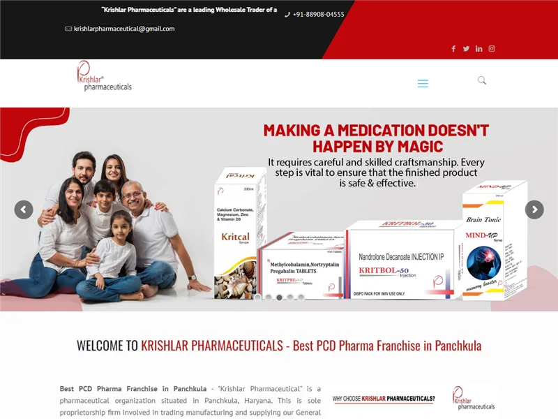 Krishlarpharma.com