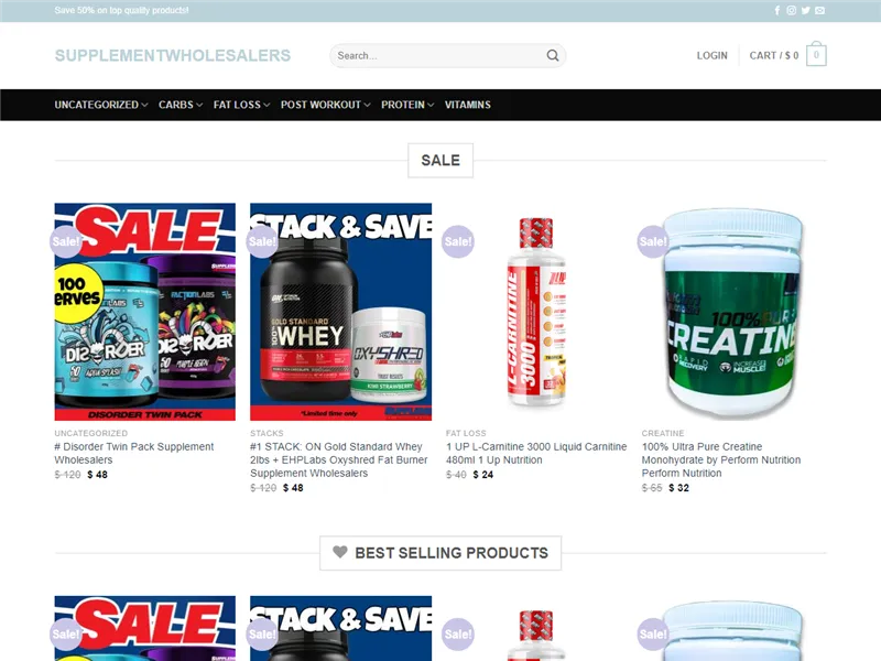 Supplementwholesalers.shop